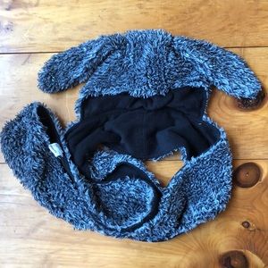 Claire’s Dog Ear Hat w/ Attached Infinity Scarf